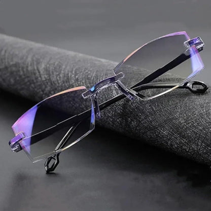 Pack de gafas antirayos azules multifocales +2.0 mas funda de cuero - additional image 1