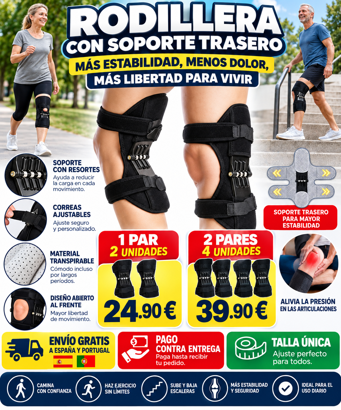 Rodilleras para las articulaciones (2 uds)